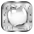 Chủ Đề Bàn Phím Silver Crystal Apple biểu tượng