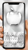 Chủ Đề Bàn Phím Silver Crystal Apple ảnh chụp màn hình 1