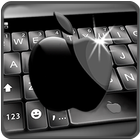 Clavier Space Gray Black Apple -Phone 8 Plus,OS11 icône