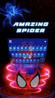 Hero Amazing Spider Super Keyboard Theme スクリーンショット 1