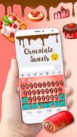 Sweet Chocolate Keyboard Theme Poster