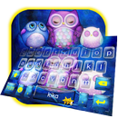 Starry Night Cute Owl Tema de  APK
