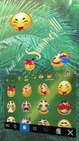 Keyboard - Summer Rain New Theme постер