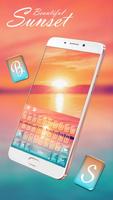 Chủ Đề Bàn Phím Sunset Holiday Seaside ảnh chụp màn hình 1
