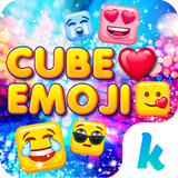 Cube Emoji for Kika Keyboard icône