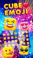 Cube Emoji for Kika Keyboard poster