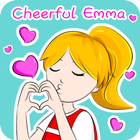 Emma Sticker Gif for Keyboard icono
