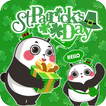 iKey St.Patrick Panda Sticker
