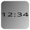 Mono Clock Widget Lite APK