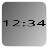 Mono Clock Widget Lite