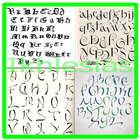Arts de lettrage calligraphie moderne icône