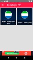 98.1 Radio Station Sierra Leone Radio Recorder Affiche