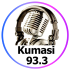 93.3 Kumasi FM Stations-icoon
