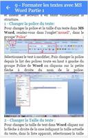 Formation-Apprendre Microsoft word capture d'écran 2