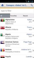 iCompare Countries screenshot 1