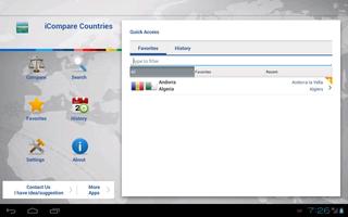 iCompare Countries captura de pantalla 3