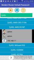 Modem Router Default Password capture d'écran 2