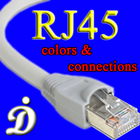 RJ45 Cable Colors Connections 아이콘