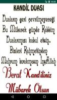 Berat Kandili Mesajları پوسٹر