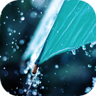 Cool Rainy Day 3D Locker Theme icône