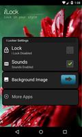 3D Moist Flower Theme Locker تصوير الشاشة 2