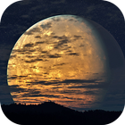 Shinning Moon 3D Locker Theme icon