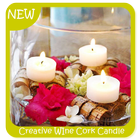 Creative WIne Cork Candle Ideas icône