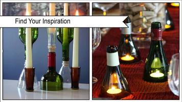 Creative WIne Cork Candle Ideas Affiche
