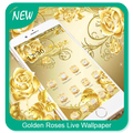 Golden Roses Live Wallpaper