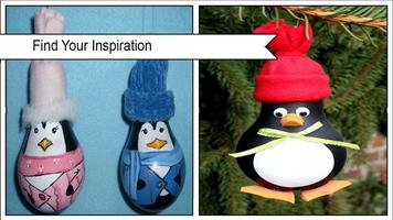 Light Bulb Penguin Ornament Ideas পোস্টার