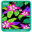 Neon Flowers Live Wallpaper APK