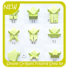 Simple Origami Folding Step by Step icône