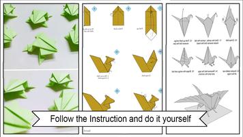 Simple Origami Folding Step by Step Affiche