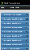 Math Easy Integers screenshot 1