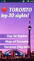 Toronto Top 30 Sights Affiche