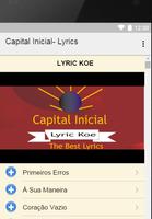 Capital Inicial- Lyrics capture d'écran 2