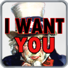 I WANT YOU Uncle Sam-icoon