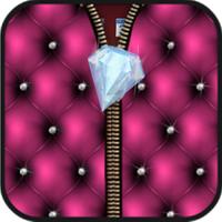 Diamond lock screen zipper syot layar 1