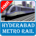 Hyderabad Metro Train App آئیکن