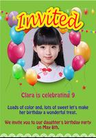Birthday Party Invitation plakat