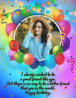 Birthday Photo Frames پوسٹر