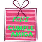 Feliz Cumpleaños Amiga Zeichen