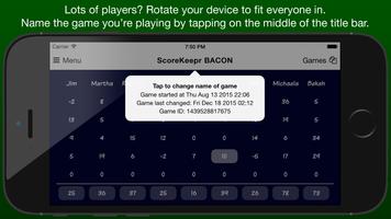 Score Keeper BACON imagem de tela 3
