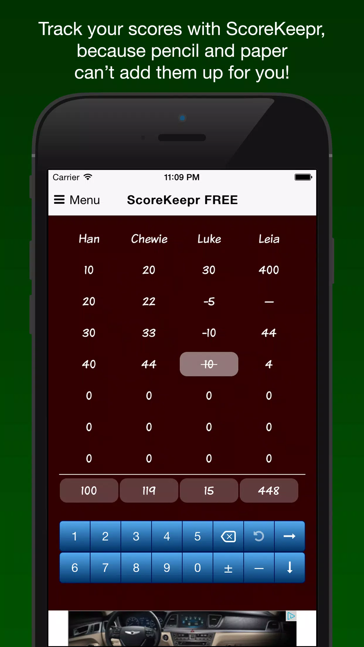 Score Keeper APK + Mod for Android.