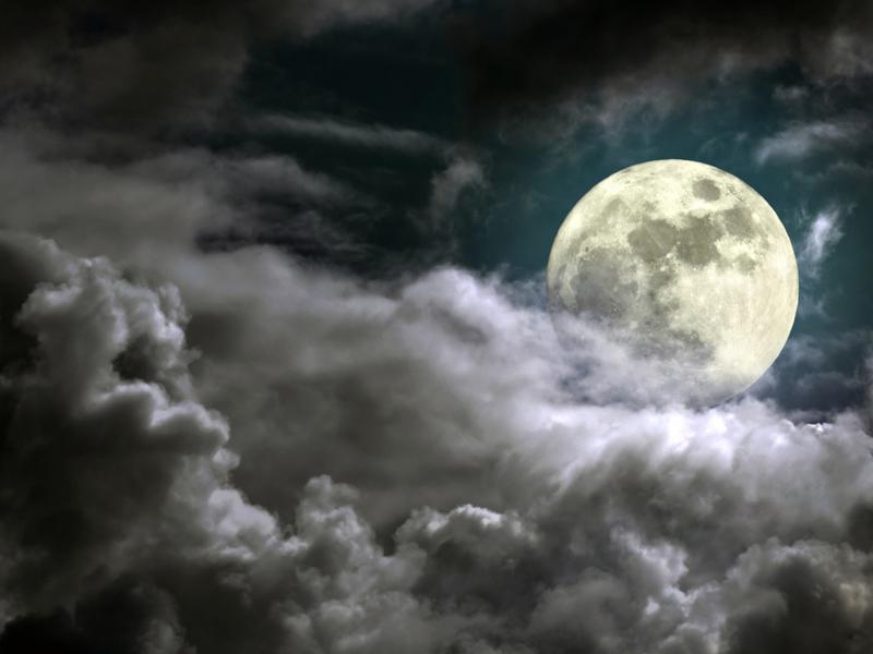 Full moon night anime