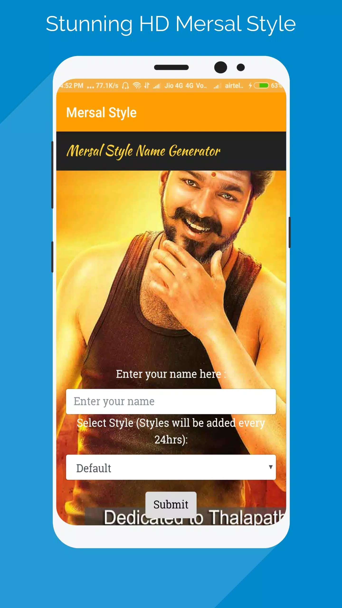 Mersal Style Name Generator APK for Android Download