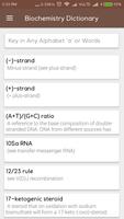 Biochemistry Dictonary captura de pantalla 1