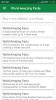 World Amazing Facts syot layar 2