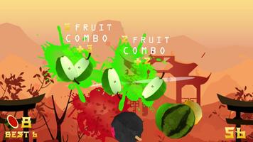 Cutting Fruit Poster