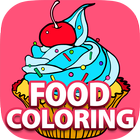 Free Fun Coloring Book - FOOD ไอคอน